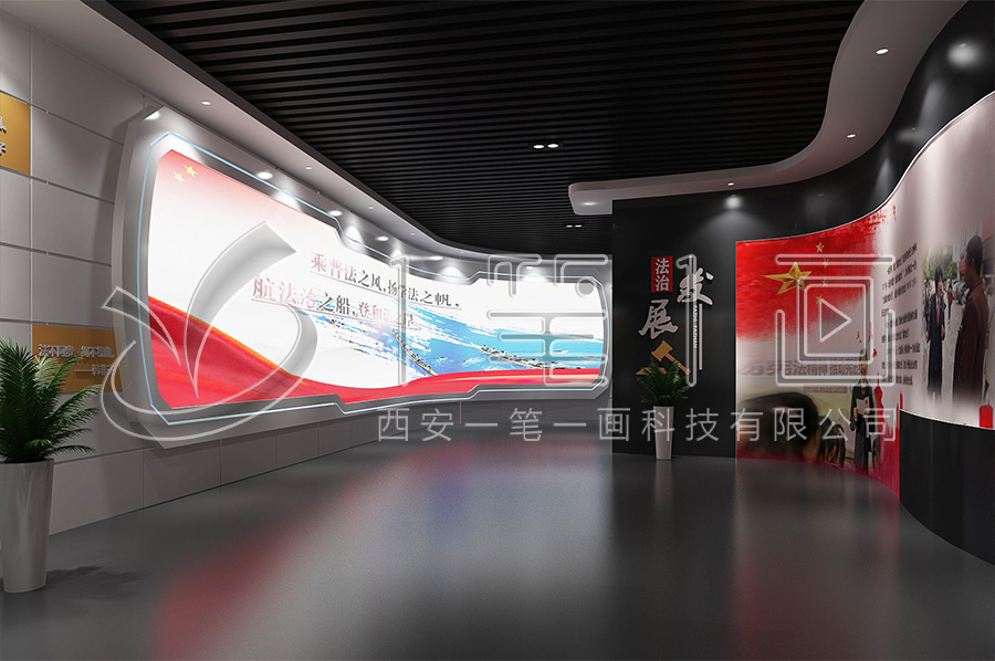 互動法治科普教育館-高科技法治禁毒教育中心實施方案-青少年法制宣傳教育館產(chǎn)品-青少年法制宣傳教育館設(shè)計平面圖