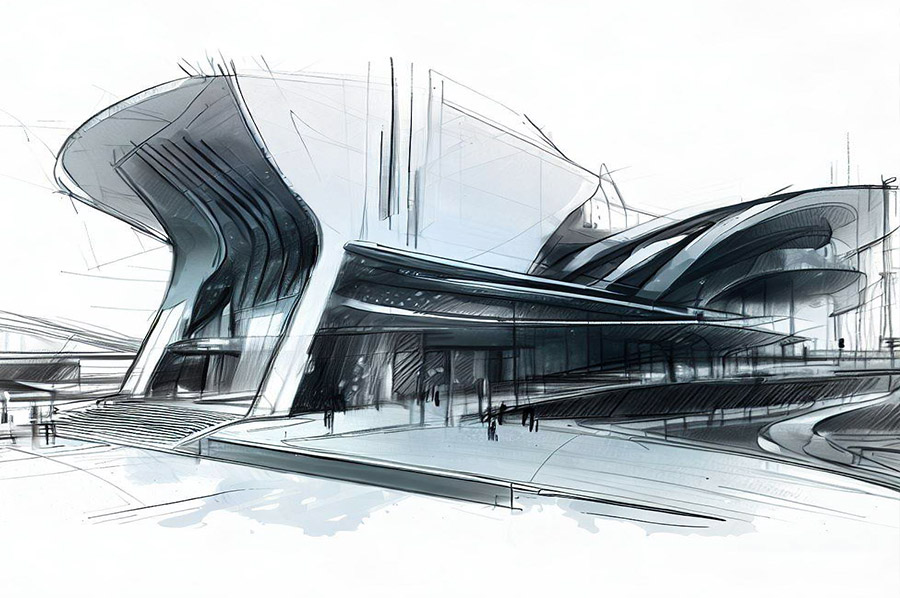 科技館設(shè)計(jì)，數(shù)字化科技館設(shè)計(jì)方案，科技館外觀設(shè)計(jì)