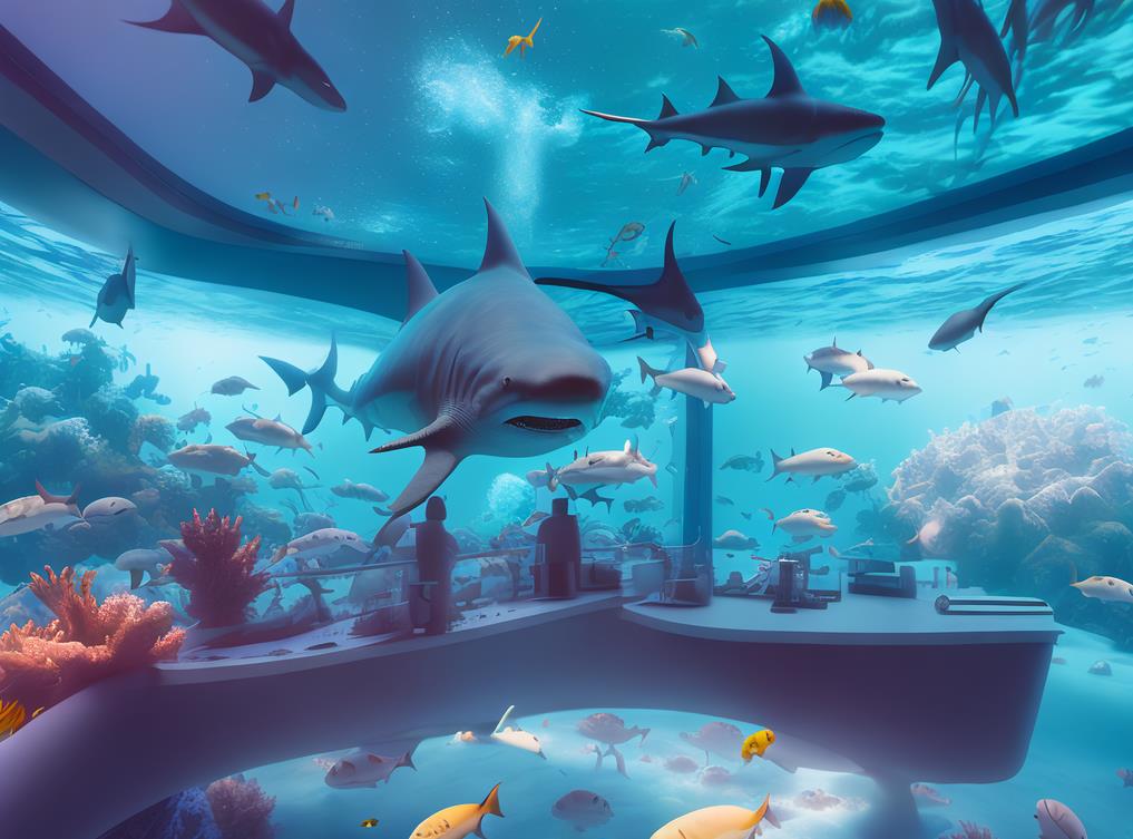 海洋展覽館設(shè)計圖片，海洋展館平面布置圖，海洋館展示設(shè)計模擬方案