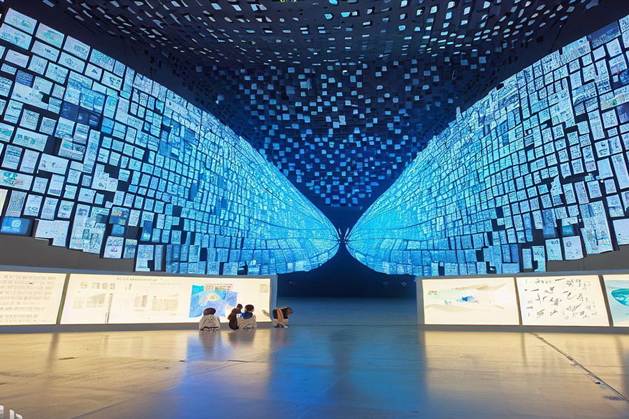 特殊教育學(xué)校展廳文化建設(shè)展廳設(shè)計(jì)方案，學(xué)校展廳設(shè)計(jì)