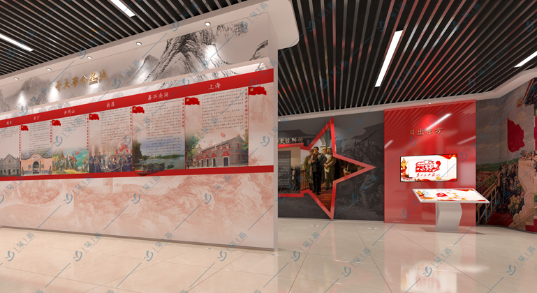 黨建展廳建設(shè)，黨建展廳設(shè)計，黨建展廳效果圖