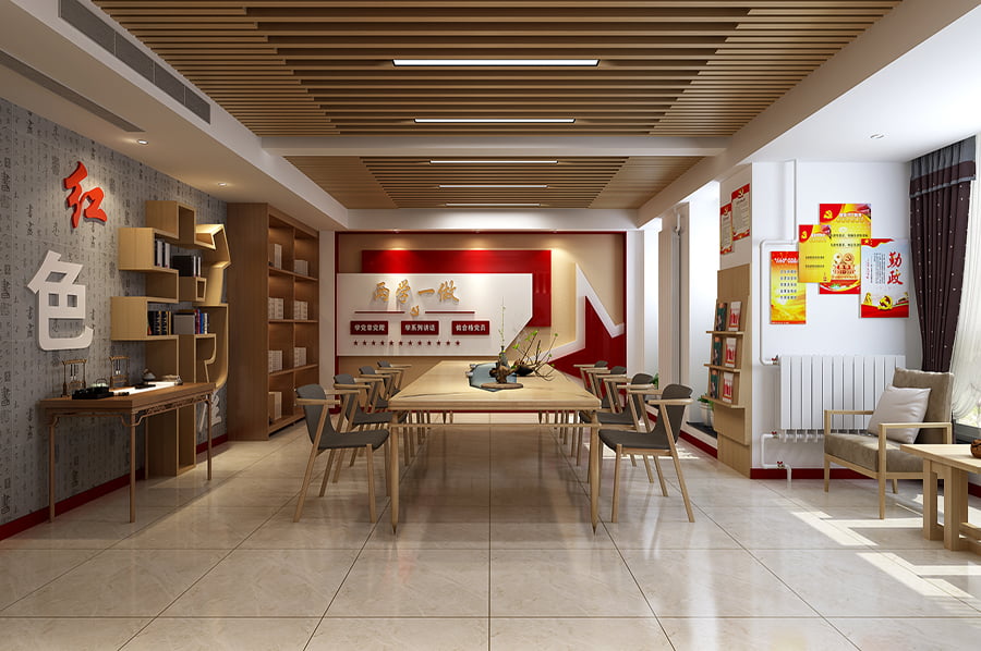黨建展廳設(shè)計，黨建展廳設(shè)計效果圖+平面布置圖，黨建展廳設(shè)計方案，黨建展廳設(shè)計公司