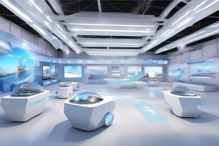 公司展廳裝修設(shè)計(jì)，環(huán)保公司展廳設(shè)計(jì)平面圖，水資源企業(yè)展館設(shè)計(jì)