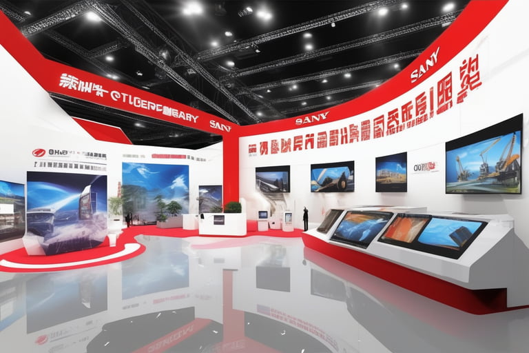 工程機(jī)械公司展廳策劃方案，企業(yè)展廳裝修，企業(yè)館，企業(yè)館設(shè)計(jì)案例