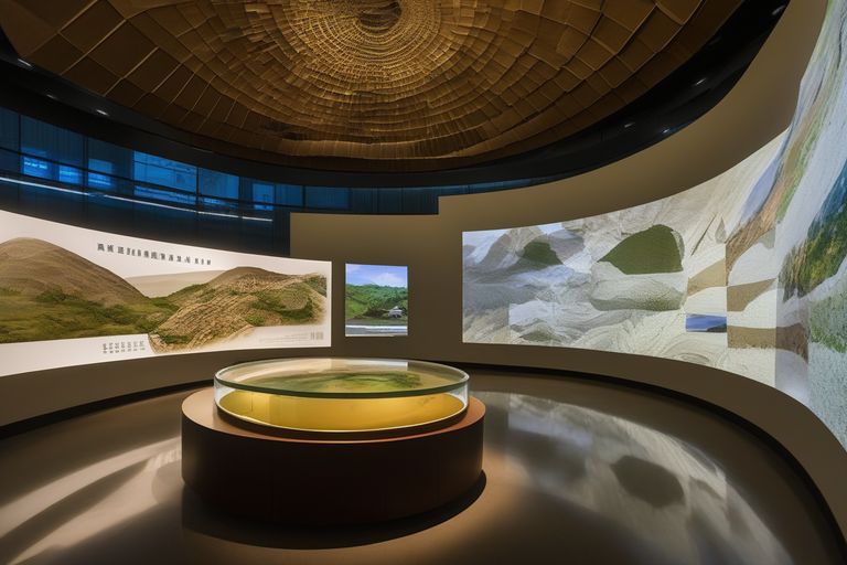 生物多樣性保護教育基地設計，環(huán)境教育基地室內展陳方案，一筆一畫展廳設計公司