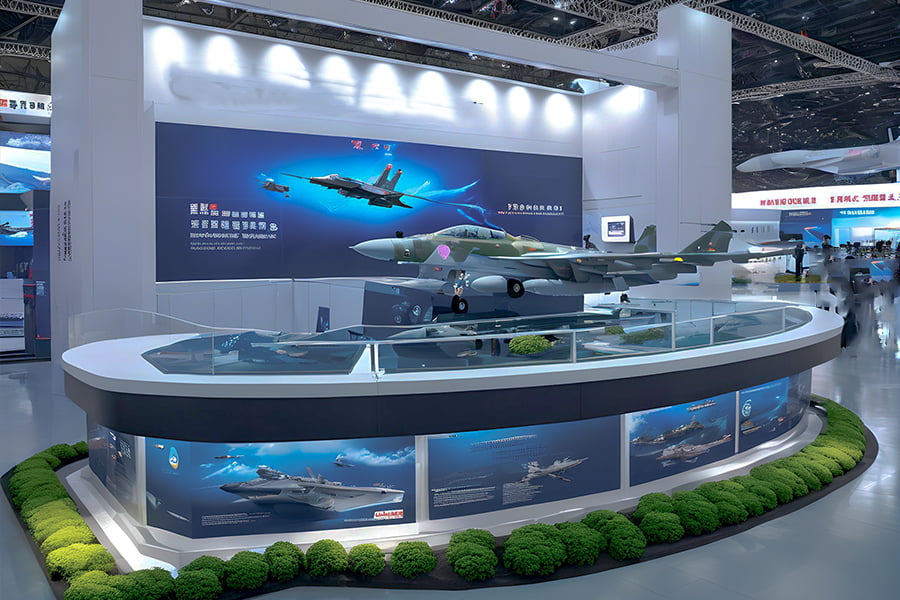 國防教育基地效果圖，沉浸式學(xué)習(xí)體驗(yàn)，展廳設(shè)計(jì)方案