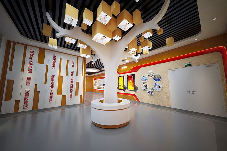 法治教育展廳、普法實踐教育、沉浸式體驗、展廳設(shè)計、中小學(xué)生、稅務(wù)局道德與法制宣傳教育展館