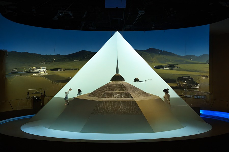 國防教育基地施工圖,