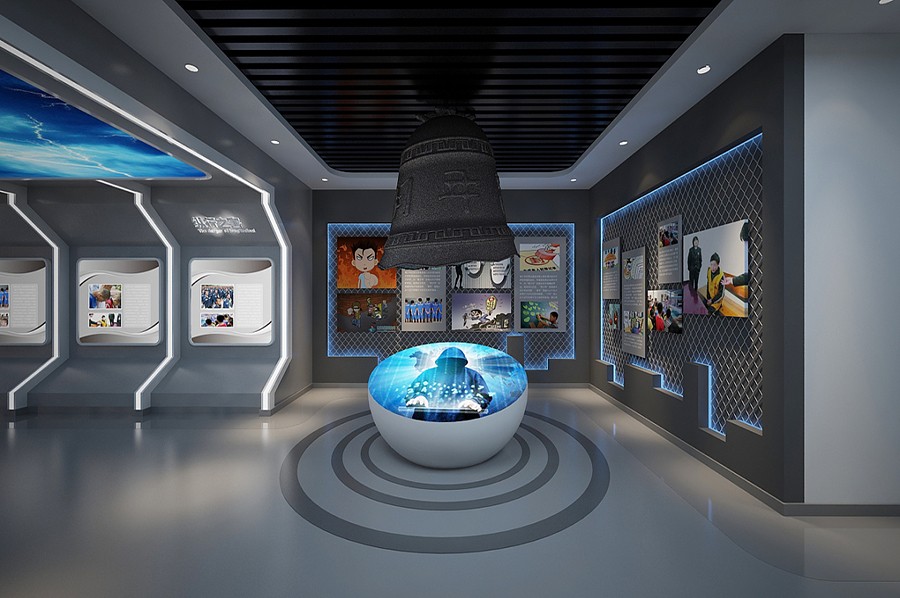 反恐展廳效果圖