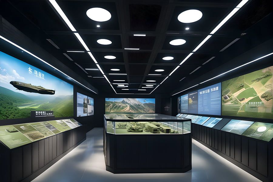軍史展廳策劃,艦隊(duì)軍史館效果圖,軍區(qū)軍史展廳設(shè)計(jì)