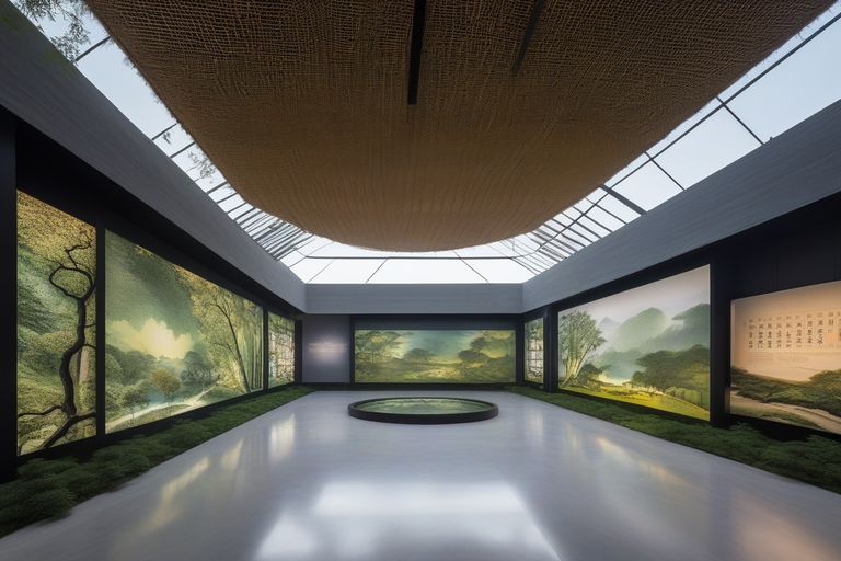 自然展館施工圖