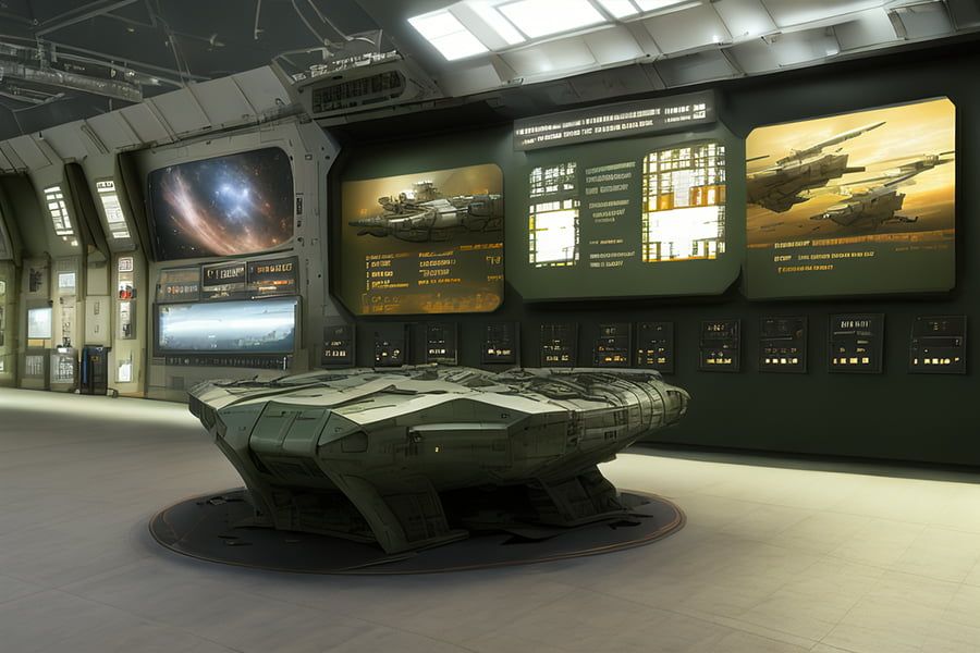 軍史館施工圖,海軍軍史展館效果圖,艦隊軍史展廳方案