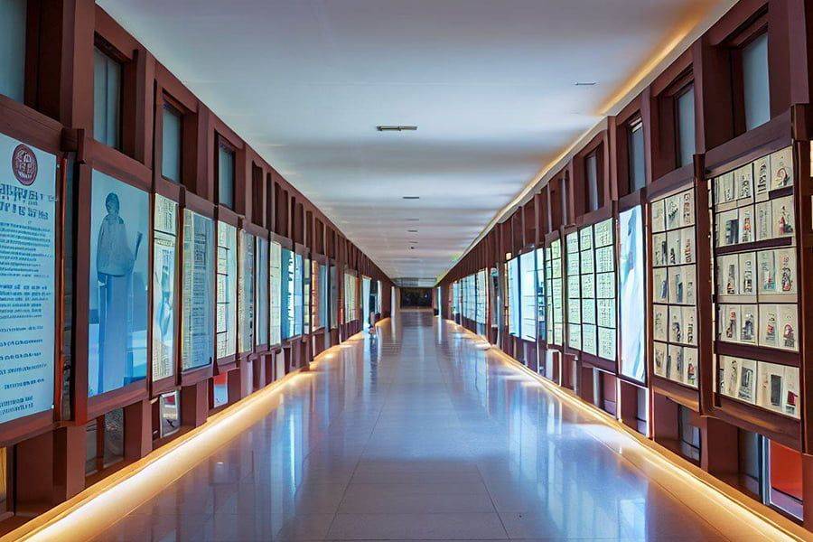 校史館效果圖,小學(xué)校史展館設(shè)備,一中校史館效果圖