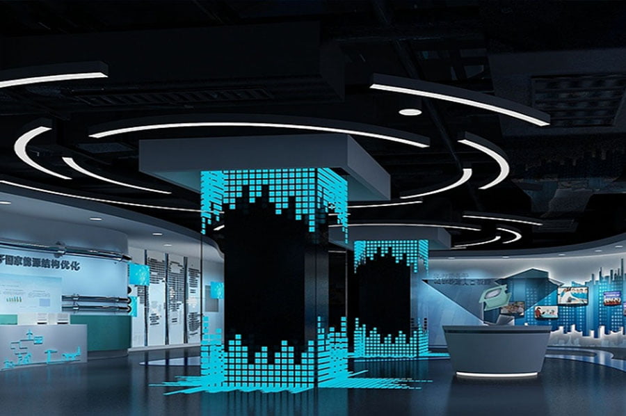 企業(yè)文化展廳施工圖,家用陶瓷企業(yè)展廳施工圖,廣告禮品國企展廳施工圖