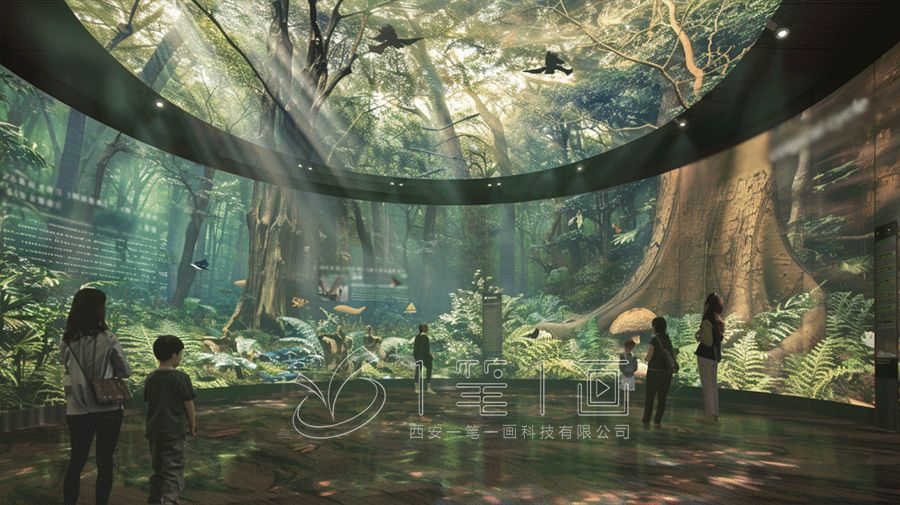 自然教育基地設(shè)計(jì)建設(shè)，沉浸式互動(dòng)自然科普館方案