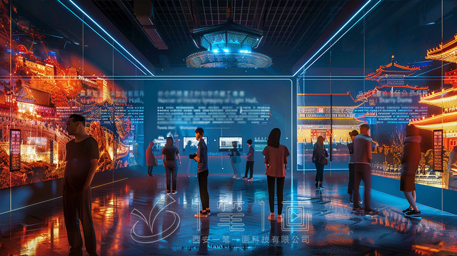 建筑工程職業(yè)學(xué)院建筑館設(shè)計(jì)，沉浸式建筑館建設(shè)方案，重慶多媒體展廳設(shè)計(jì)公司