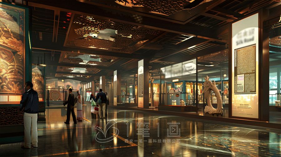 最新文博院展廳設(shè)計(jì)，沉浸式文化館設(shè)計(jì)，高科技博物館設(shè)計(jì)