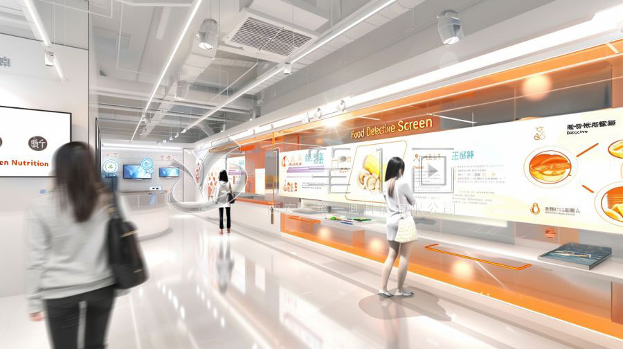 醫(yī)療科普展館效果圖, 數(shù)字化醫(yī)療科技展廳, 創(chuàng)新醫(yī)療科普互動(dòng)體驗(yàn)