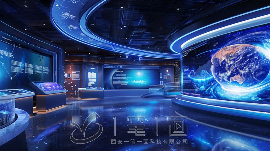 最新星空飛行教育基地設(shè)計(jì)方案，高科技沉浸式展廳建設(shè)方案擬案例