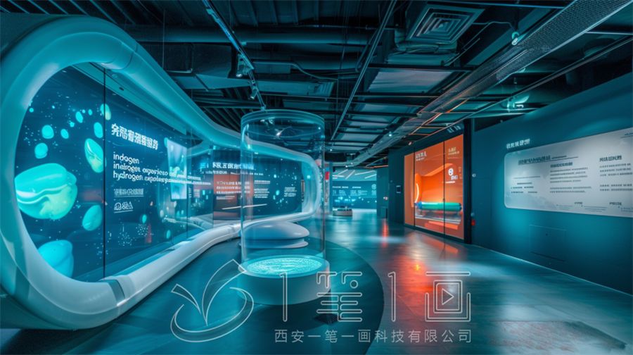 氫醫(yī)學(xué)體驗(yàn)館設(shè)計(jì)方案，多媒體氫醫(yī)學(xué)展廳建設(shè)施工方案