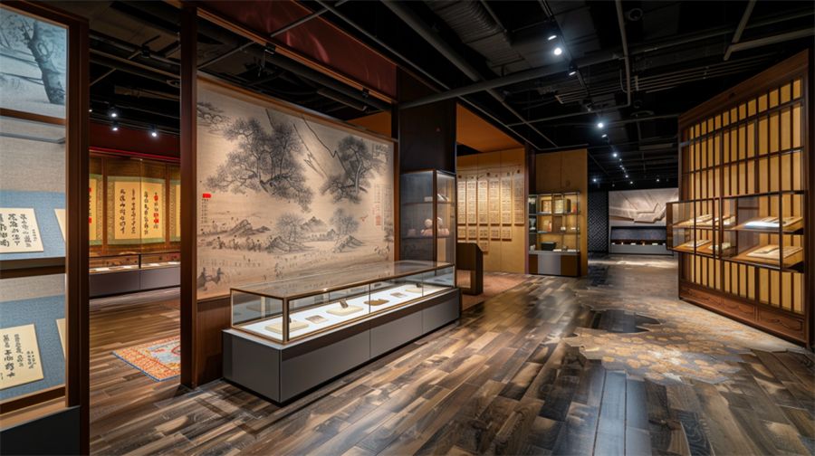 非遺體驗(yàn)館設(shè)計(jì)效果圖，多媒體非遺體驗(yàn)館建設(shè)施工方案