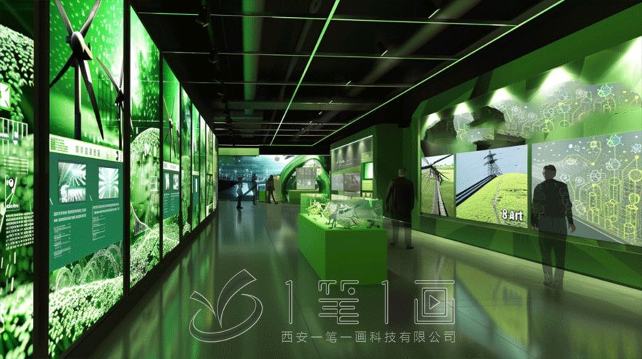 風(fēng)電展示中心（風(fēng)博物館）設(shè)計方案，多媒體風(fēng)電展示展廳建設(shè)