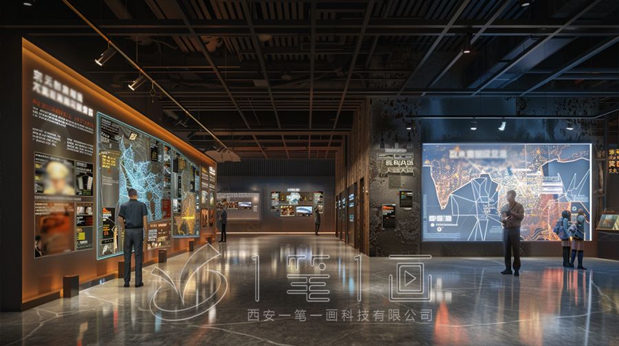 愛國主義教育基地(國門文化展示館)設(shè)計方案，多媒體愛國主義教育基地建設(shè)施工