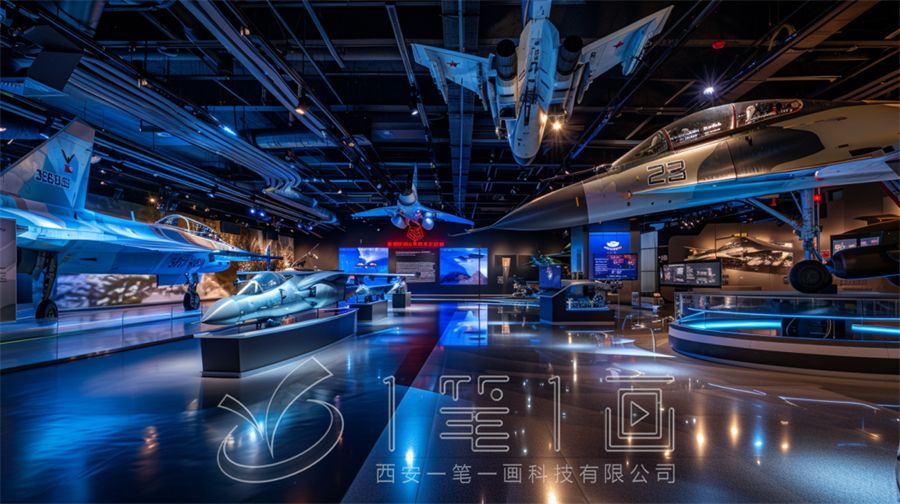 最新國(guó)防動(dòng)員教育基地設(shè)計(jì)，市國(guó)防動(dòng)員辦公室人防科普教育館升級(jí)改造方案策劃公司西安一筆一畫科技