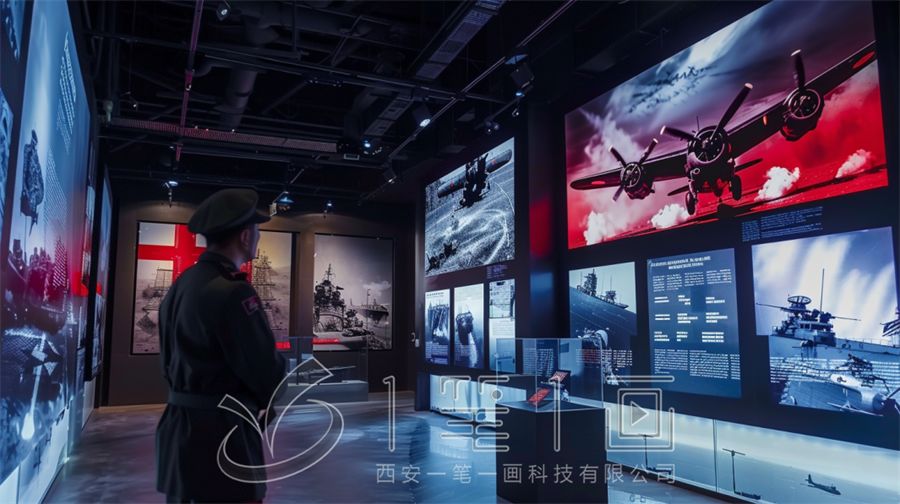 國防動員綜合教育訓練基地設(shè)計方案，多媒體國防動員教育展廳建設(shè)施工方案