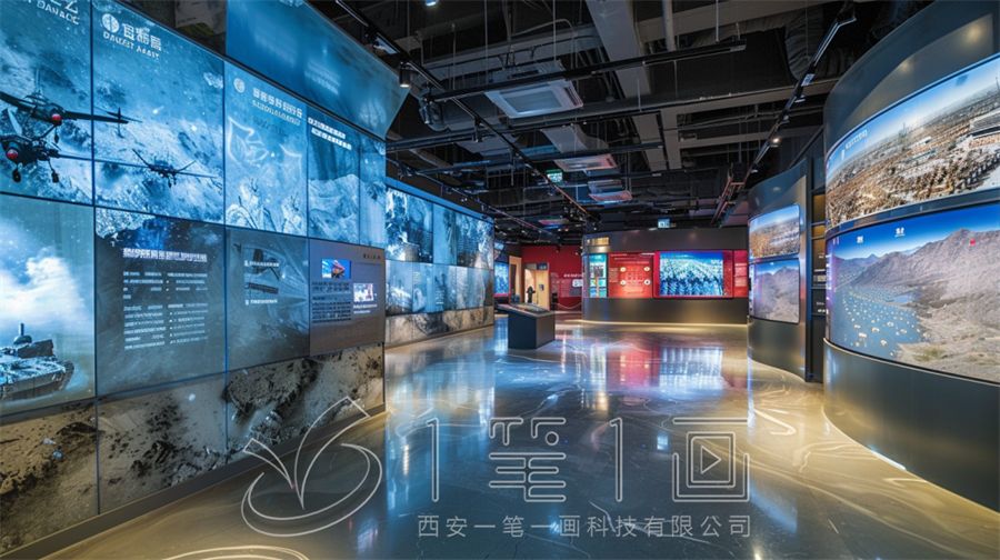 區(qū)國(guó)防教育素質(zhì)拓展基地展廳設(shè)計(jì)方案，多媒體國(guó)防動(dòng)員教育基地建設(shè)方案策劃公司