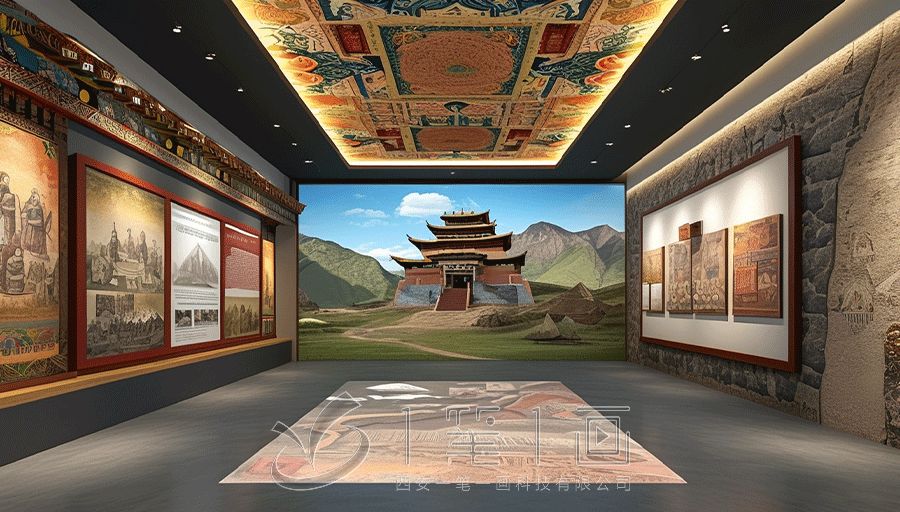 最新藏漢文化展廳設(shè)計方案，多媒體互動三交&rdquo;文化展館建設(shè)施工策劃公司