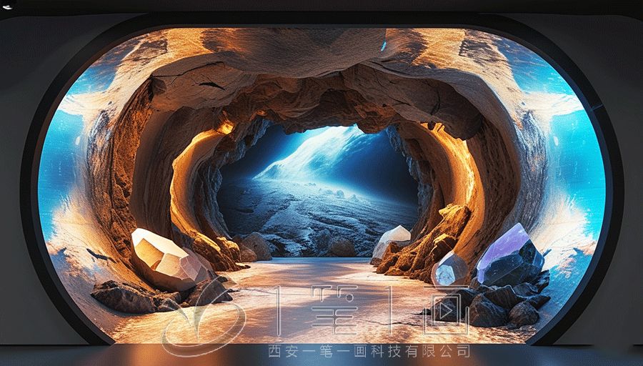 創(chuàng)意地質(zhì)公園博物館方案-效果圖設(shè)計-高科技博物館施工建設(shè)公司方案