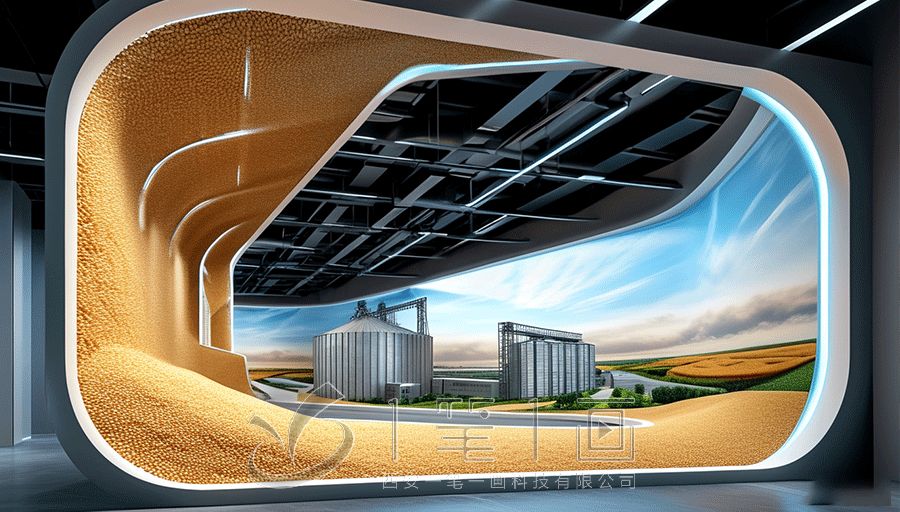 福田農(nóng)批應(yīng)時(shí)而食體驗(yàn)館,展廳設(shè)計(jì)施工方案,多媒體設(shè)備創(chuàng)意展示