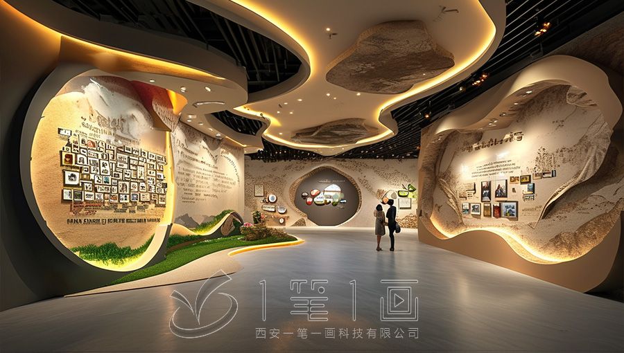 西烏珠穆旗中華民族共同體體驗館,展廳設(shè)計施工方案,多媒體設(shè)備創(chuàng)意設(shè)計#