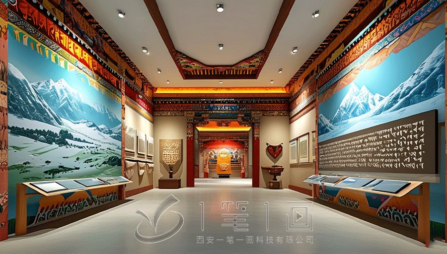 藏北游牧文化體驗館,藏北游牧文化展廳設計,多媒體設備創(chuàng)意解決方案