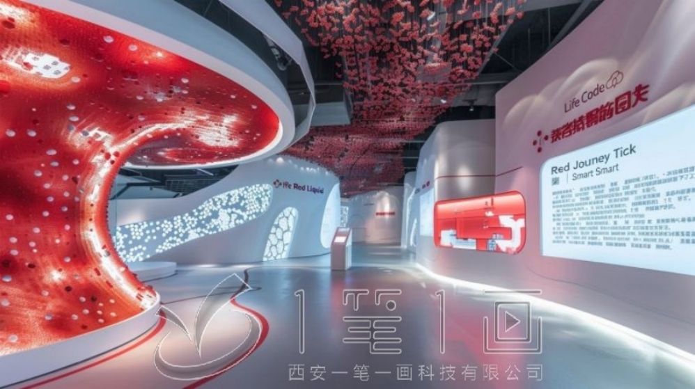 高科技中醫(yī)藥展廳設(shè)計(jì)，中醫(yī)文化傳承展館創(chuàng)