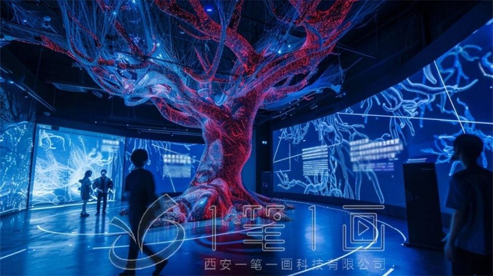 廉潔教育基地設(shè)計(jì), 高科技互動(dòng)展廳, AI多媒體廉政教育