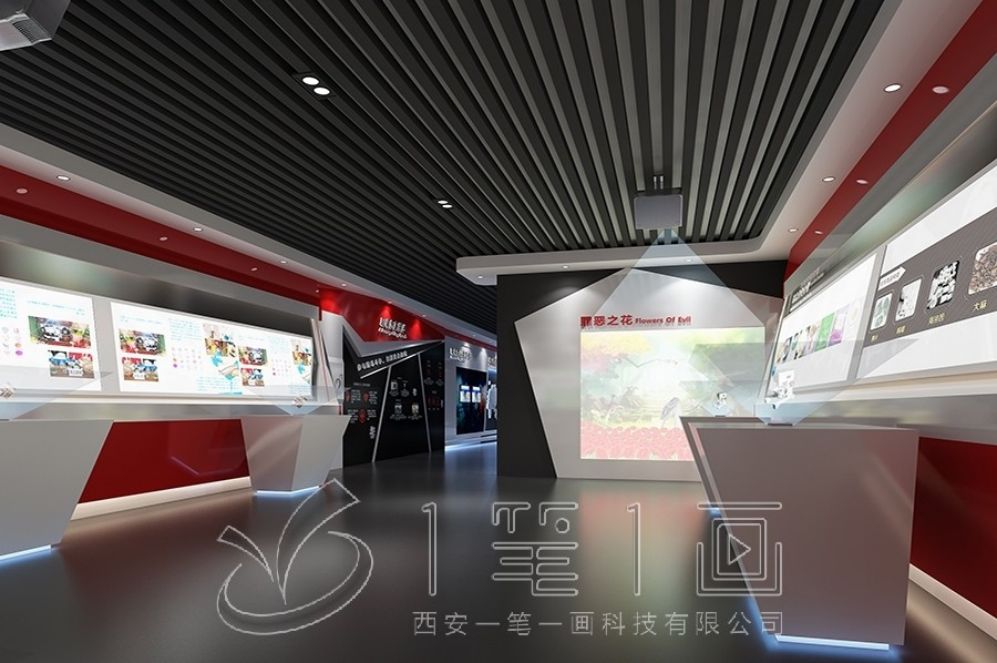 國(guó)防動(dòng)員教育基地, 多媒體互動(dòng), 創(chuàng)新展廳設(shè)計(jì), 互動(dòng)體驗(yàn), 高科技展示, 展廳解決方案