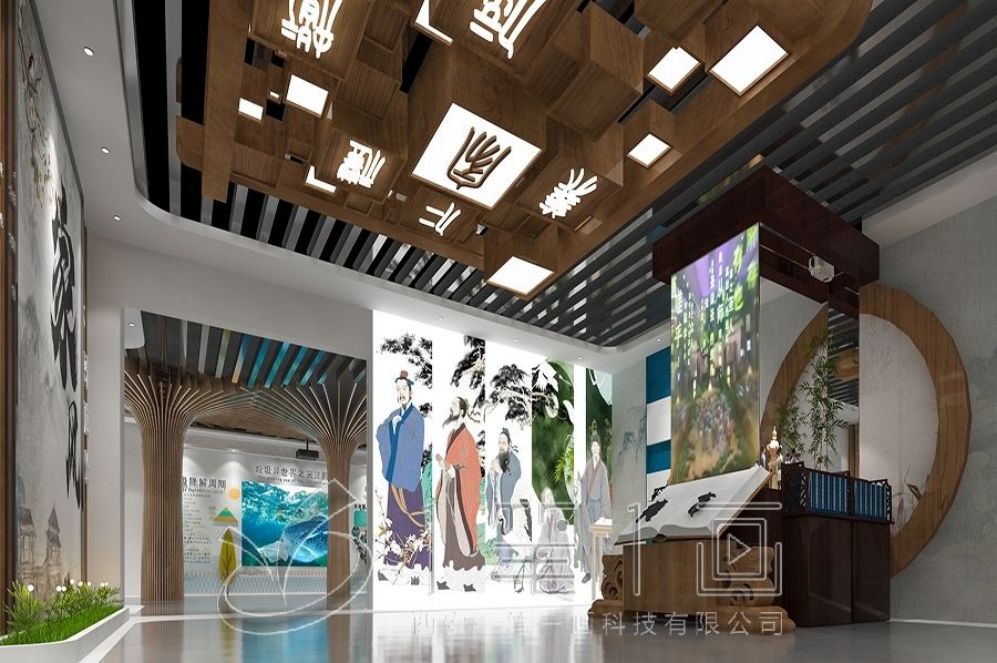 中醫(yī)藥展廳設(shè)計, 互動多媒體設(shè)備, 現(xiàn)代化展示