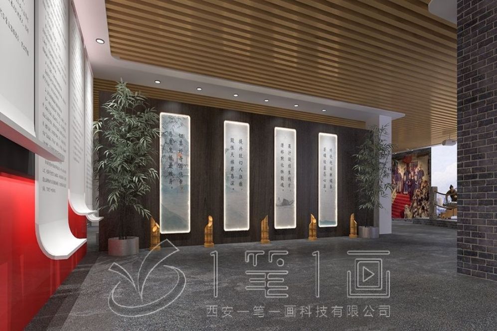 "禁毒教育基地設(shè)計，互動多媒體展廳，現(xiàn)代化教育空