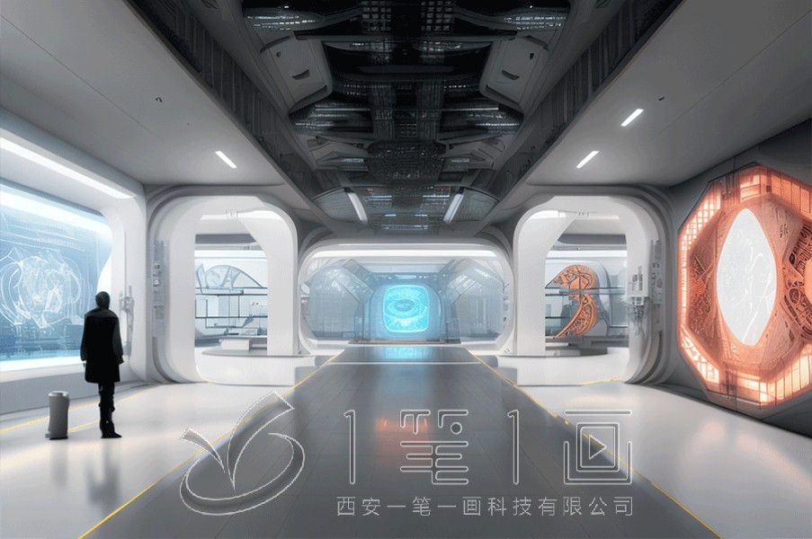 來賓多媒體展示空間設計, 多媒體展廳設計案例, 多媒體展廳裝修設計