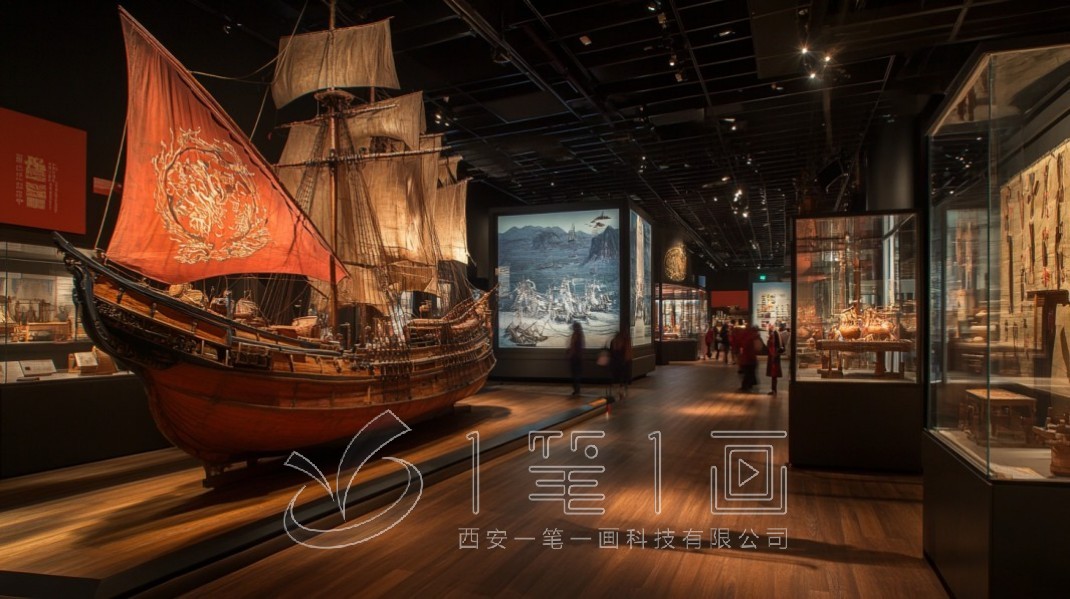 絲綢之路展覽館，展覽館設(shè)計(jì)，多媒體互動(dòng)，文化展示，解決方案，建設(shè)施工，互動(dòng)體驗(yàn)，歷史教育，文化交流