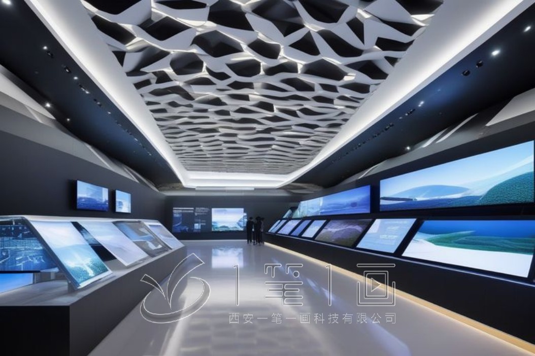 煙臺展示館設(shè)計(jì)圖片，展覽館設(shè)計(jì)效果圖，展廳布置效果圖圖片