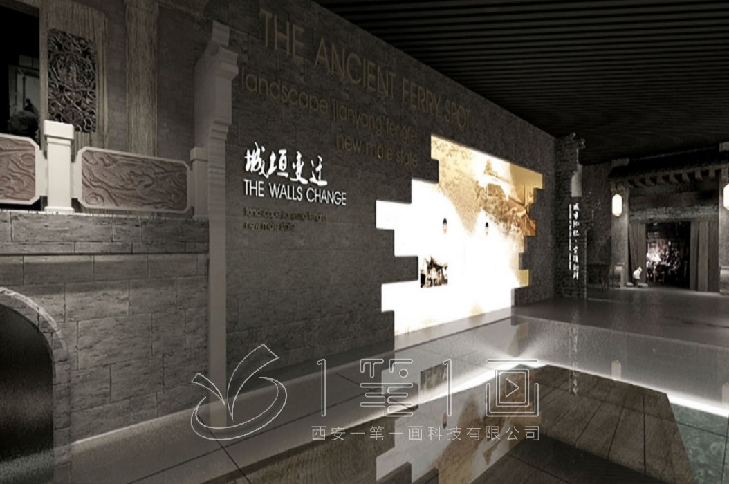 展館設(shè)備，博物館展廳設(shè)計(jì)效果圖，展會(huì)展臺(tái)設(shè)計(jì)圖片效果圖