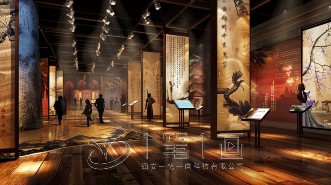 民族團(tuán)結(jié)教育展館，民族團(tuán)結(jié)展廳圖片