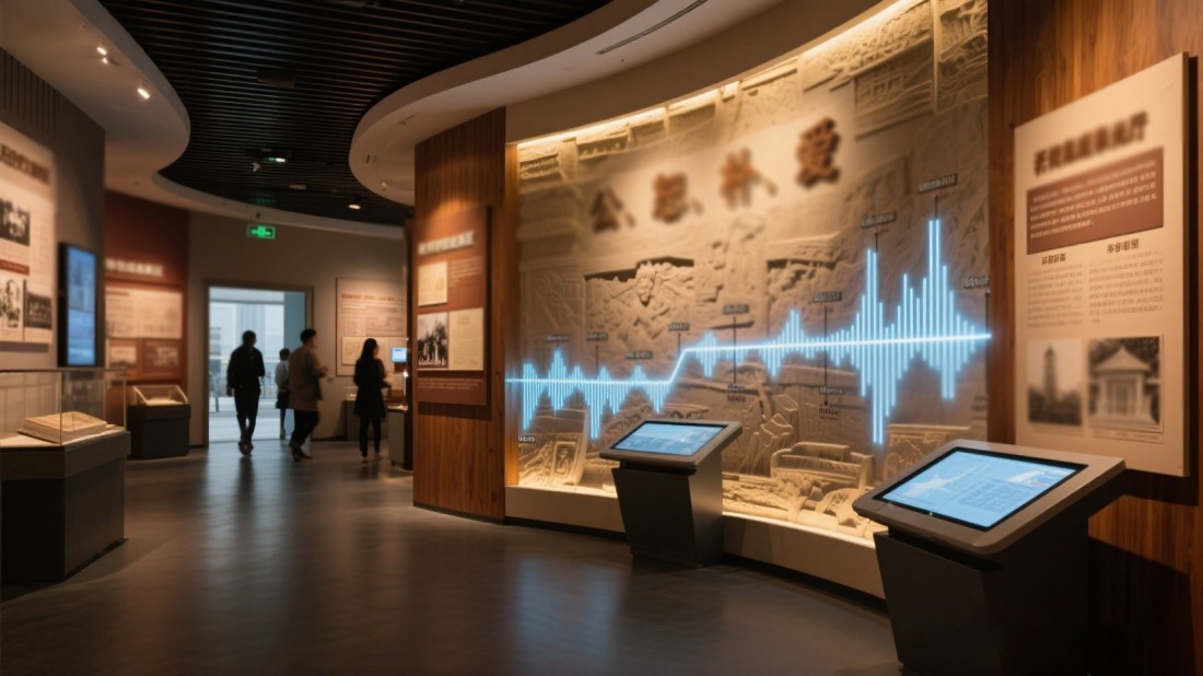 校園文化長(zhǎng)廊展示設(shè)計(jì)，學(xué)校展廳