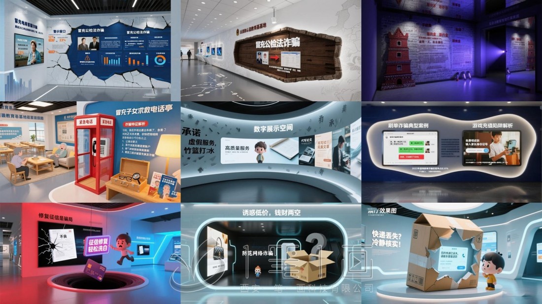 反詐教育基地，預防電信詐騙展館