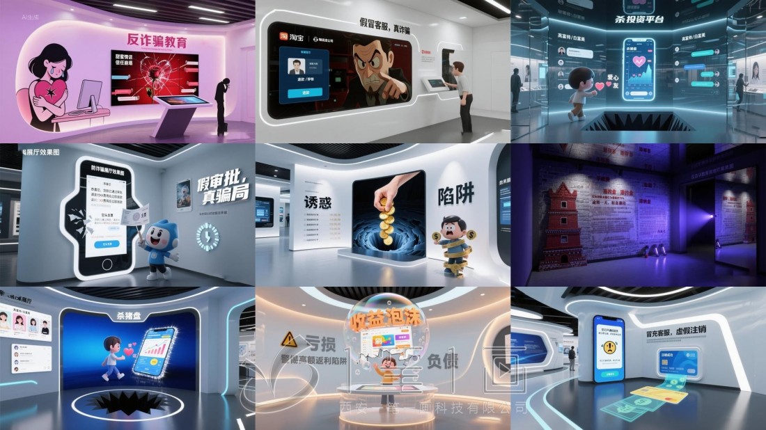 預(yù)防電信詐騙展館設(shè)計(jì)公司，預(yù)防電信詐騙體驗(yàn)館