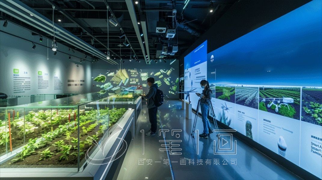 農(nóng)業(yè)展廳設(shè)計(jì)效果圖，農(nóng)業(yè)展館