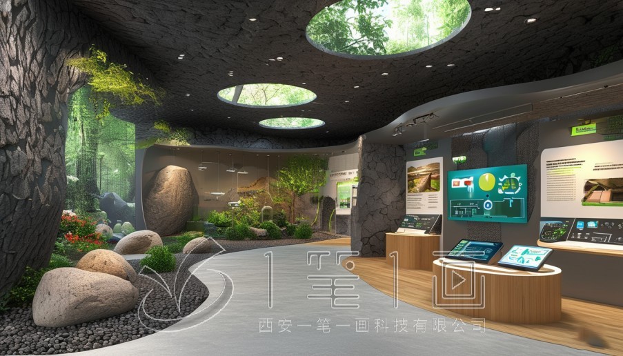 自然展廳，生態(tài)文明教育基地